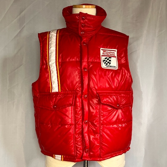 SOLD 12/17 Winston Cup Series Vintage NASCAR Puffer Vest - Picture 2 of 12